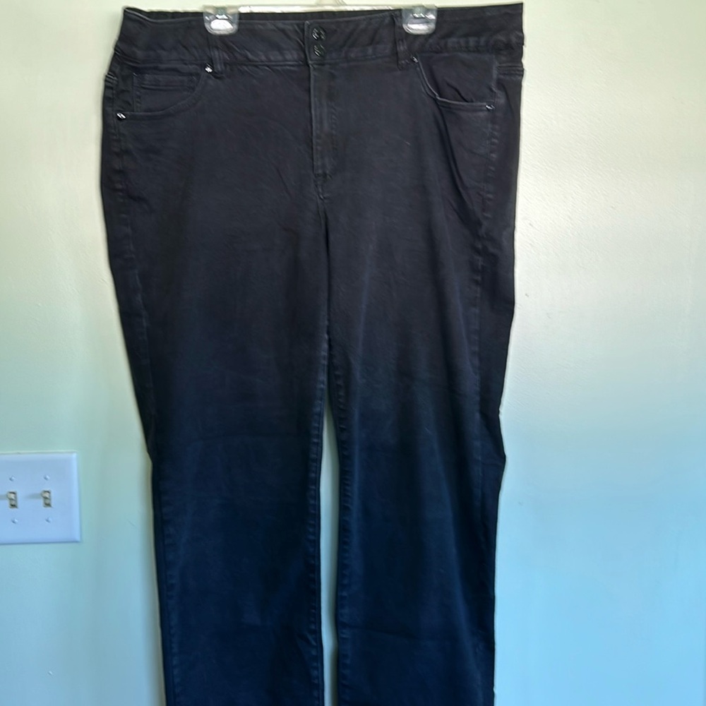 22r black boot cut Lane Bryant Jeans